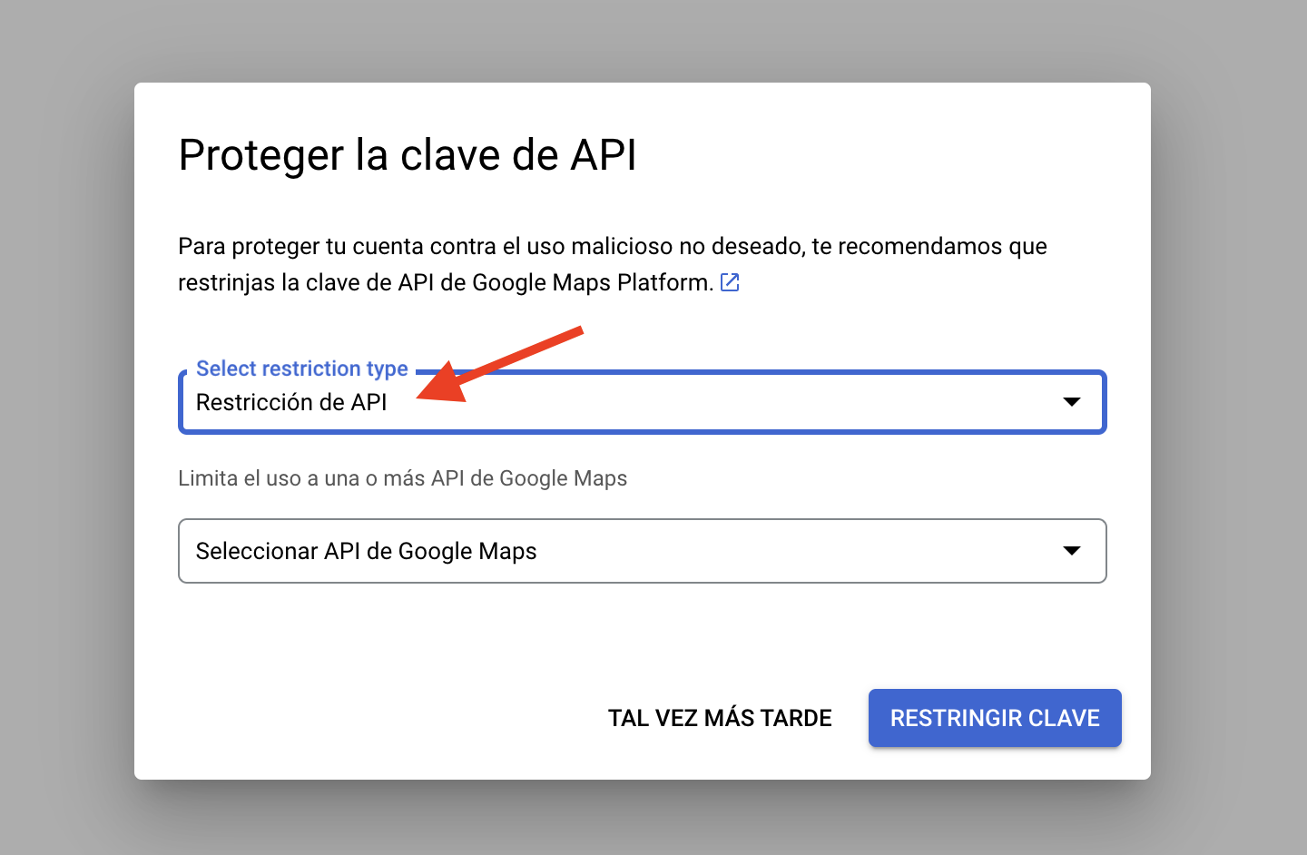 API de Google Maps