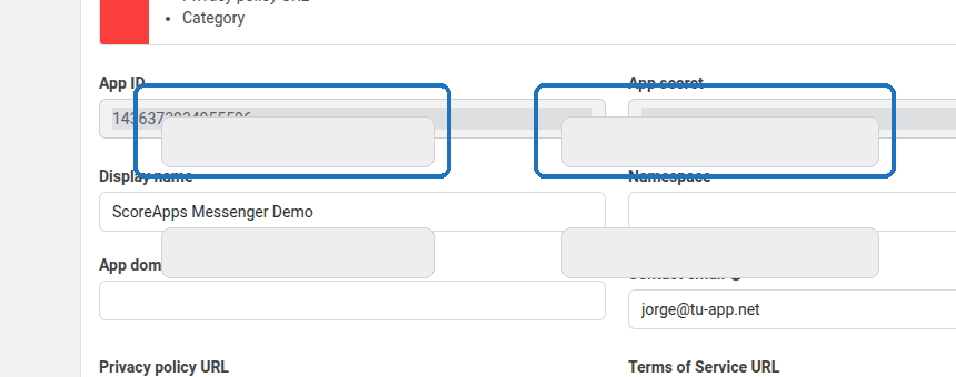 Dónde encontrar App ID y App Secret en Meta for Developers